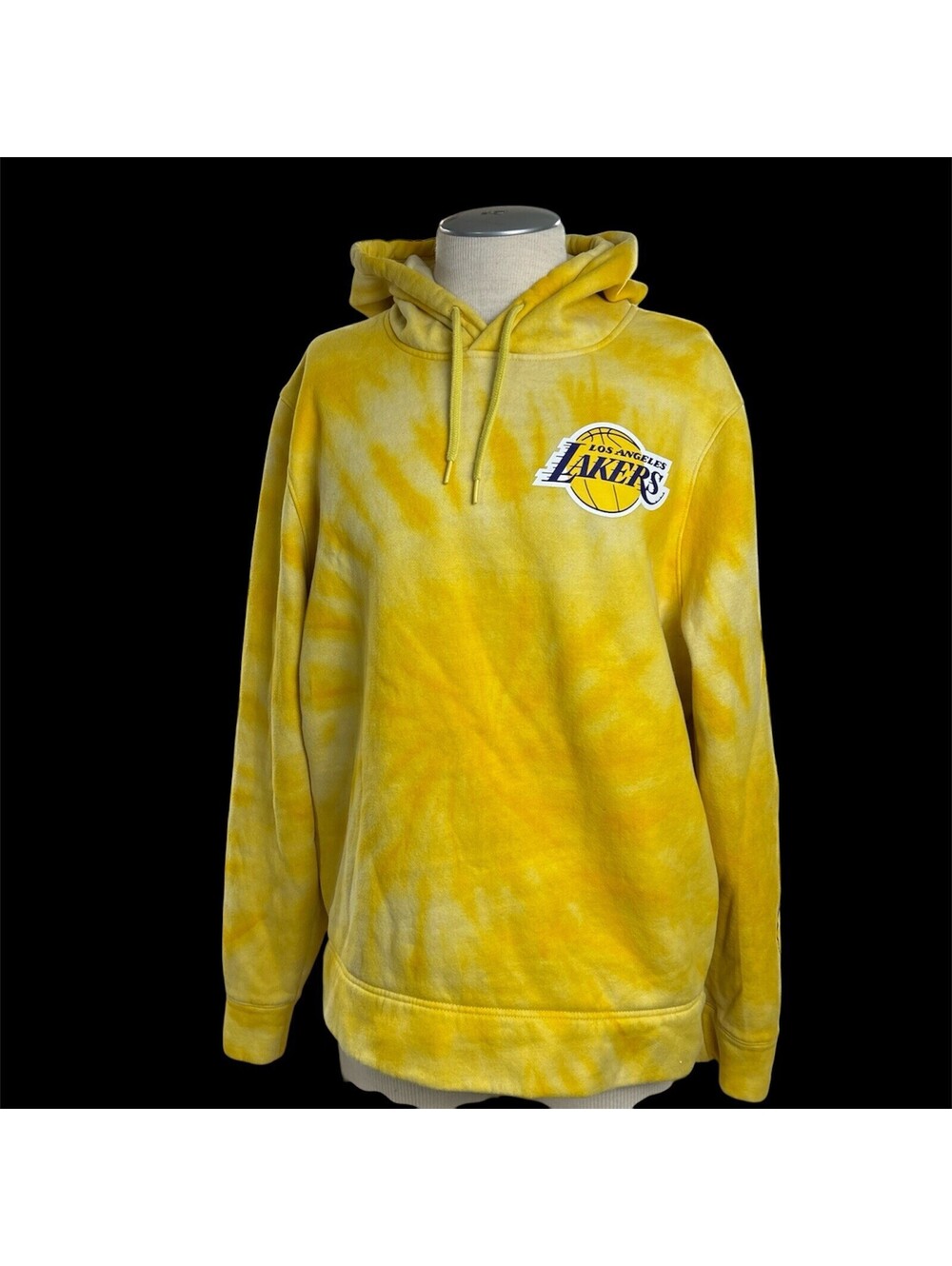NBA Mens Los Angeles Lakers XXL Hoodie Pullover Sweatshirt Yellow